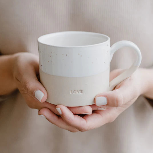 Eulenschnitt - Tasse Love mit Henkel