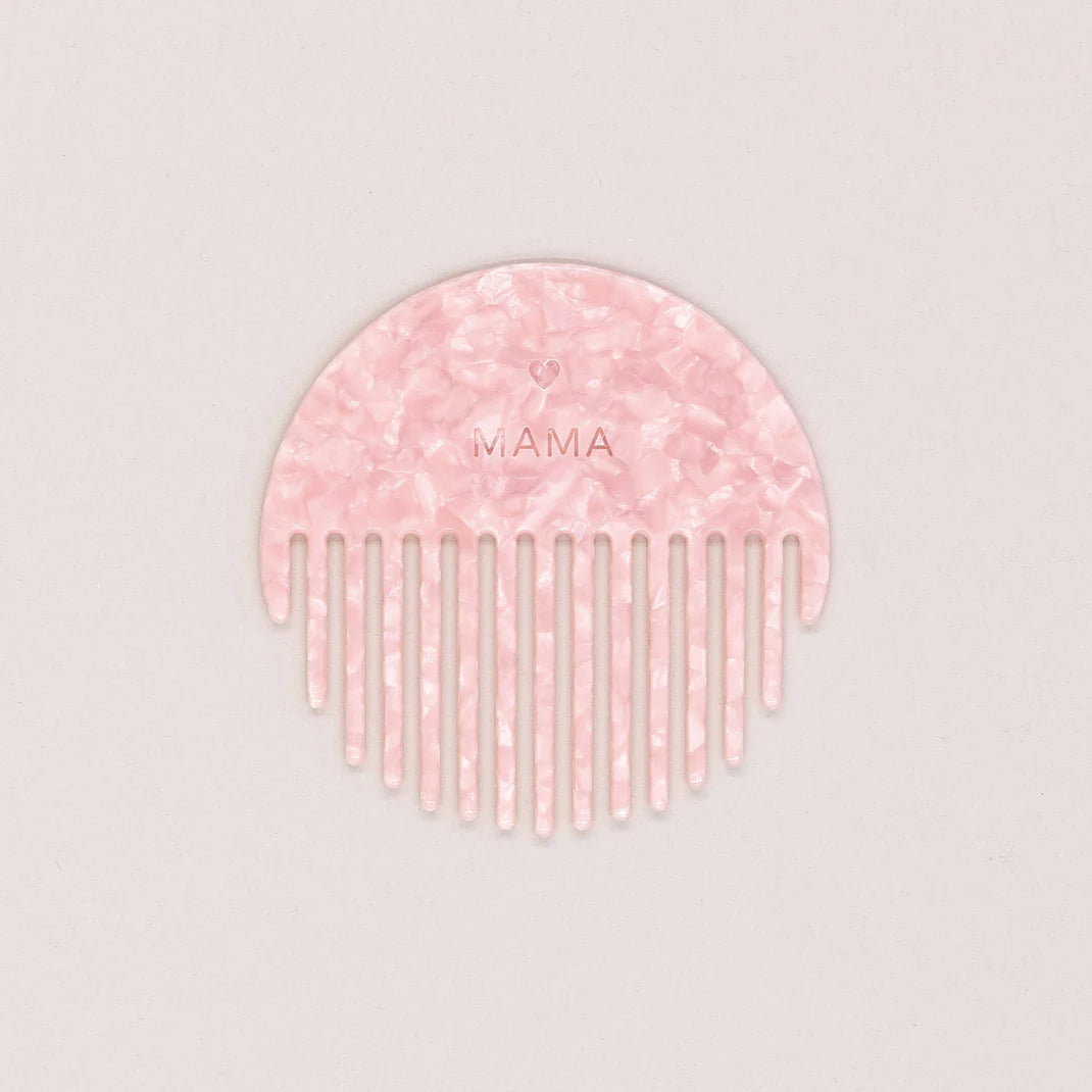 Eulenschnitt - Kamm MAMA rosa Herz