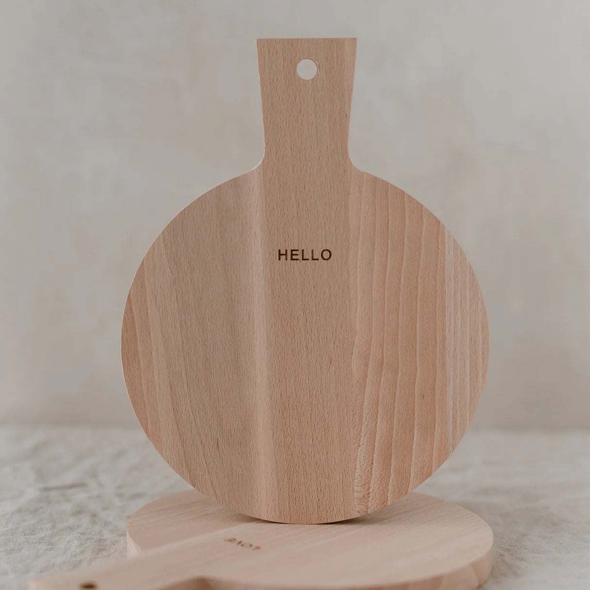 Eulenschnitt -  Schneidebretter aus Holz love &amp; hello 2-er  Set