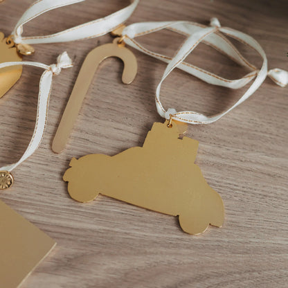 Eulenschnitt - Baumschmuck Weihnachtsauto