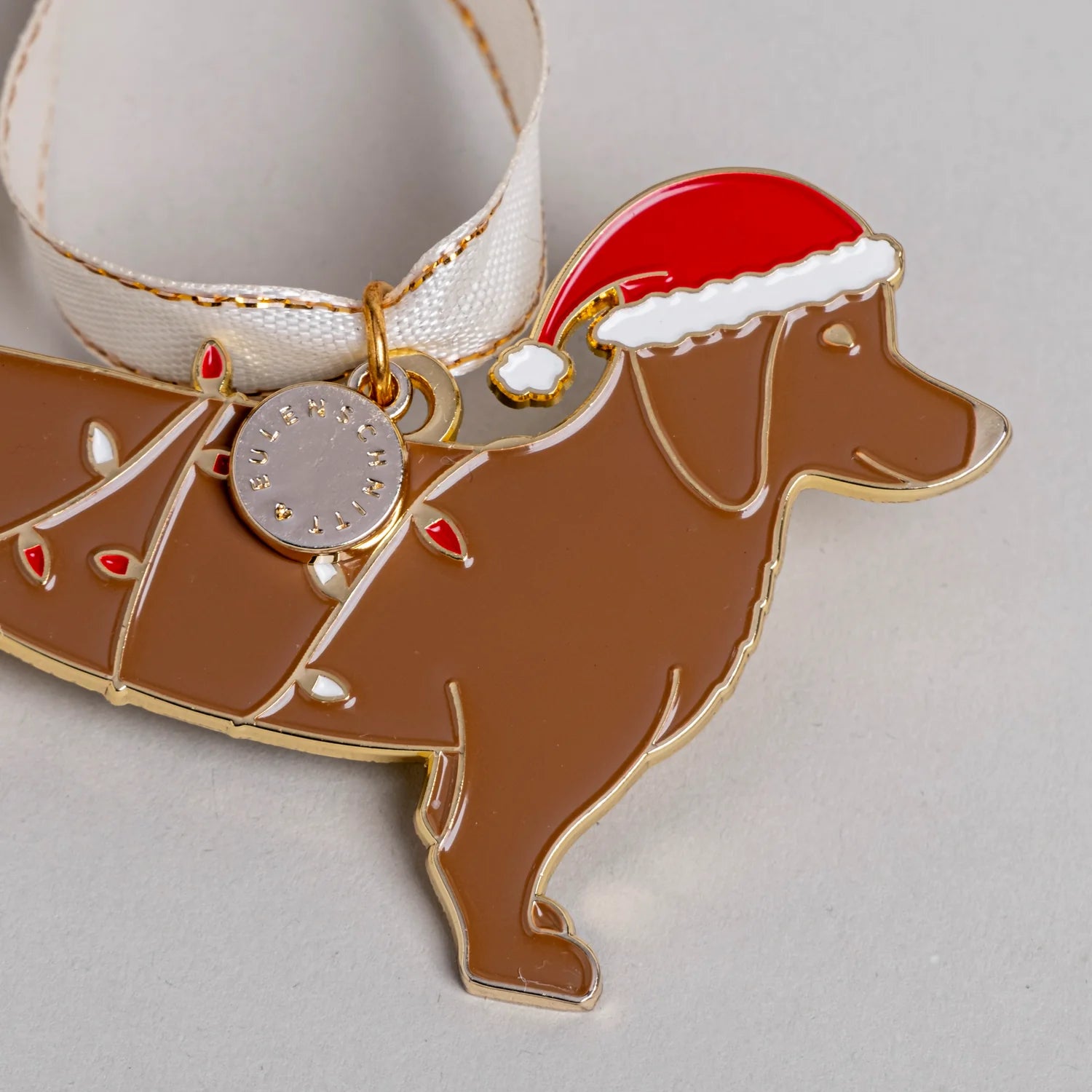 Eulenschnitt - Baumschmuck Weihnachtsdackel