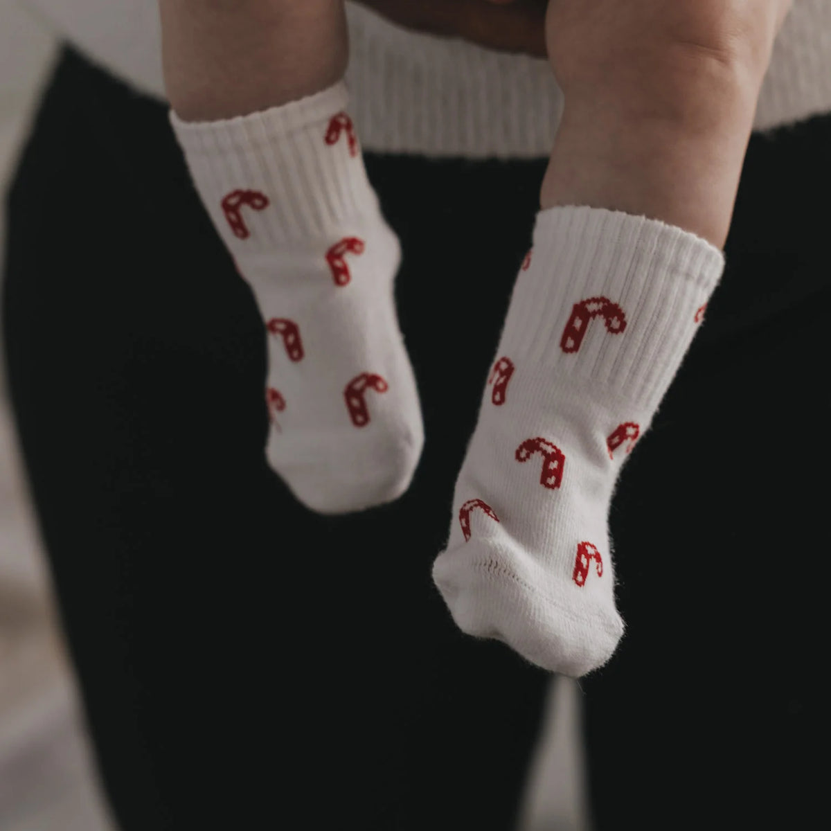 Eulenschnitt - Baby Socken Zuckerstangen MINI &amp; ME