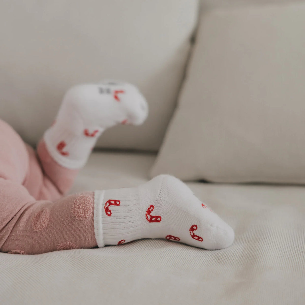 Eulenschnitt - Baby Socken Zuckerstangen MINI &amp; ME