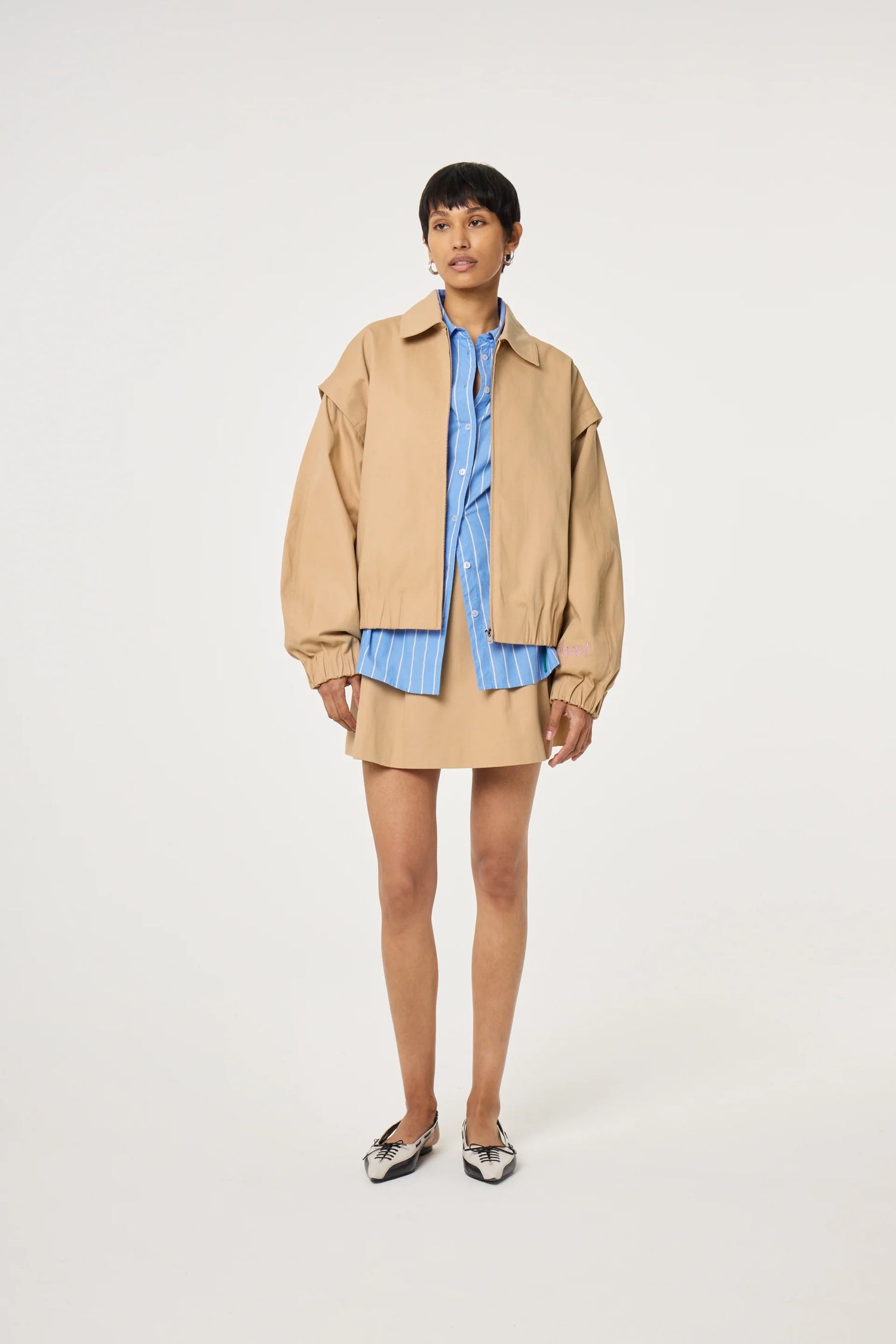 FABIENNE CHAPOT - Damen Jacke Jay beige