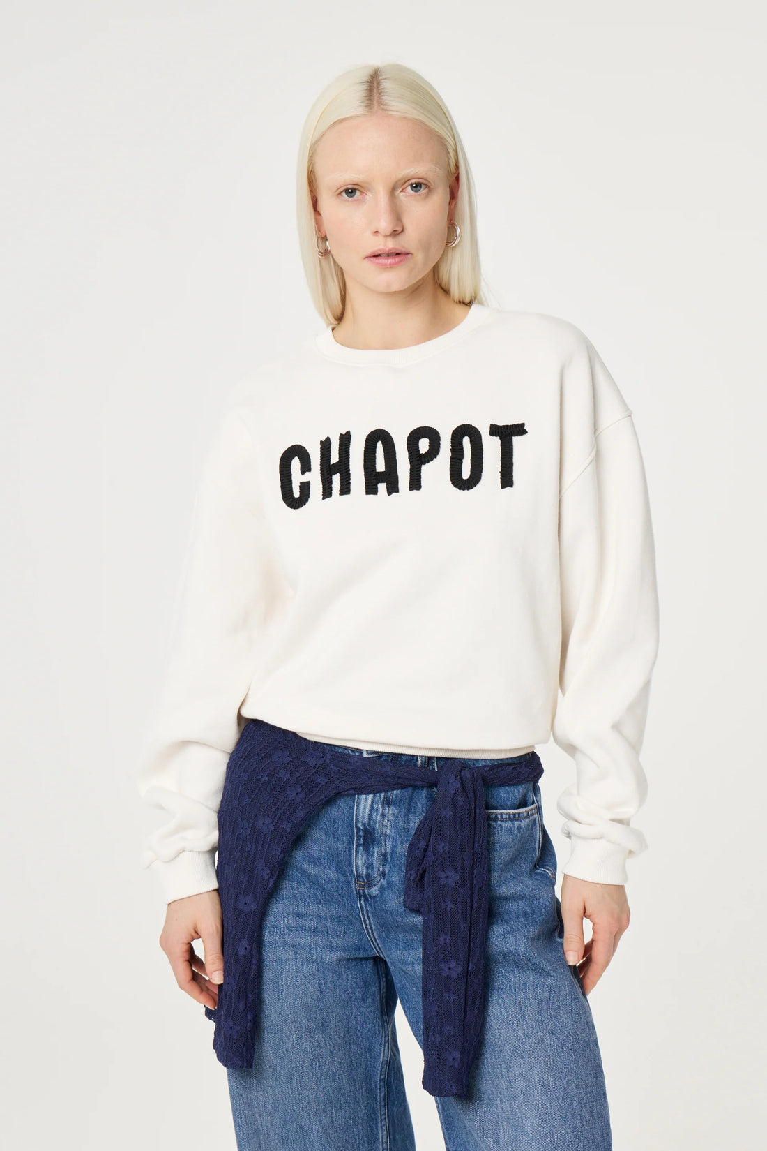 FABIENNE CHAPOT - Damen Sweater Terry weis "CHAPOT"