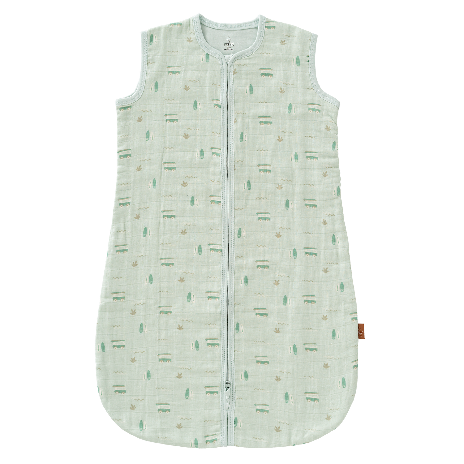fresk schlafsack ▷ Fresk - Sommerschlafsack Doppelschichtig Bio Baumwolle Surf Boy