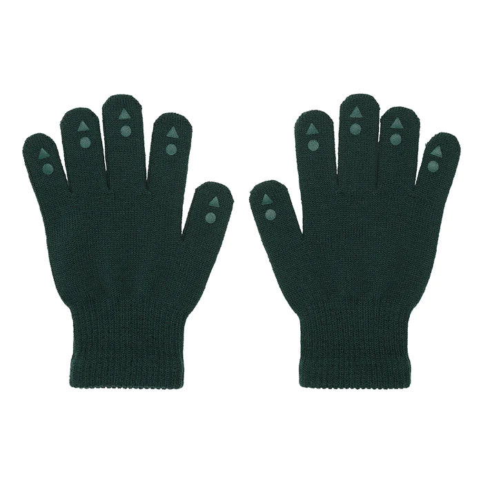 Go Baby Go - Handschuhe Wolle dunkelgrün