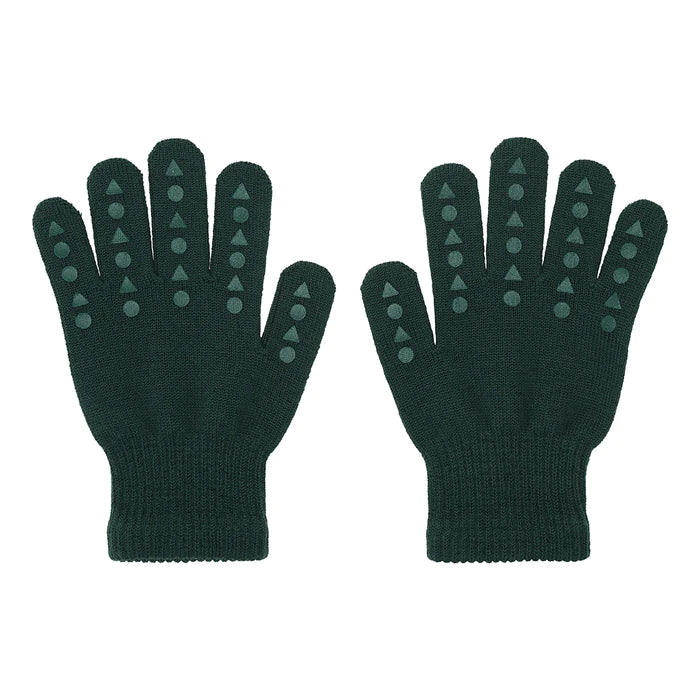 ▷ Go Baby Go - Handschuhe Wolle dunkelgrün