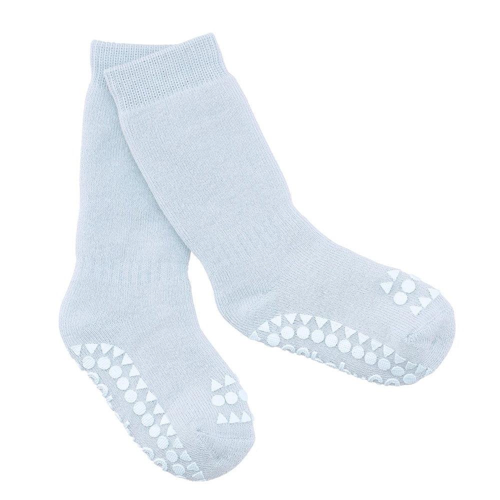 Go Baby Go - Bambus Stoppersocken hellblau