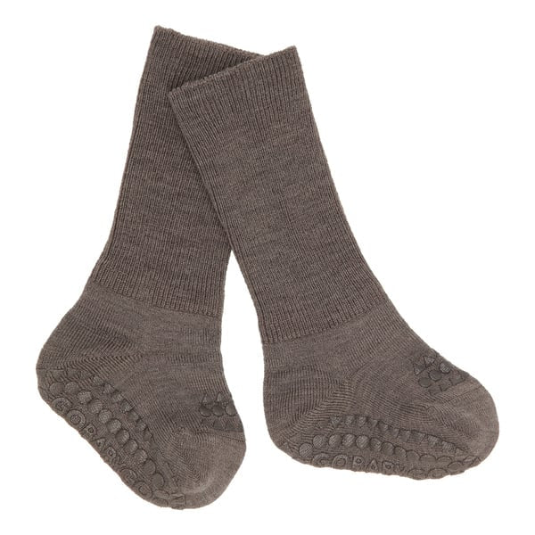 Go Baby Go - Stoppersocken braun für Babys / Kinder - Mädchen &amp; Jungen