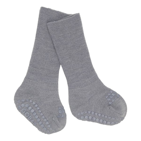 Go Baby Go - Stoppersocken in weiß für Kinder/Babys - Mädchen &amp; Jungen aus Wolle