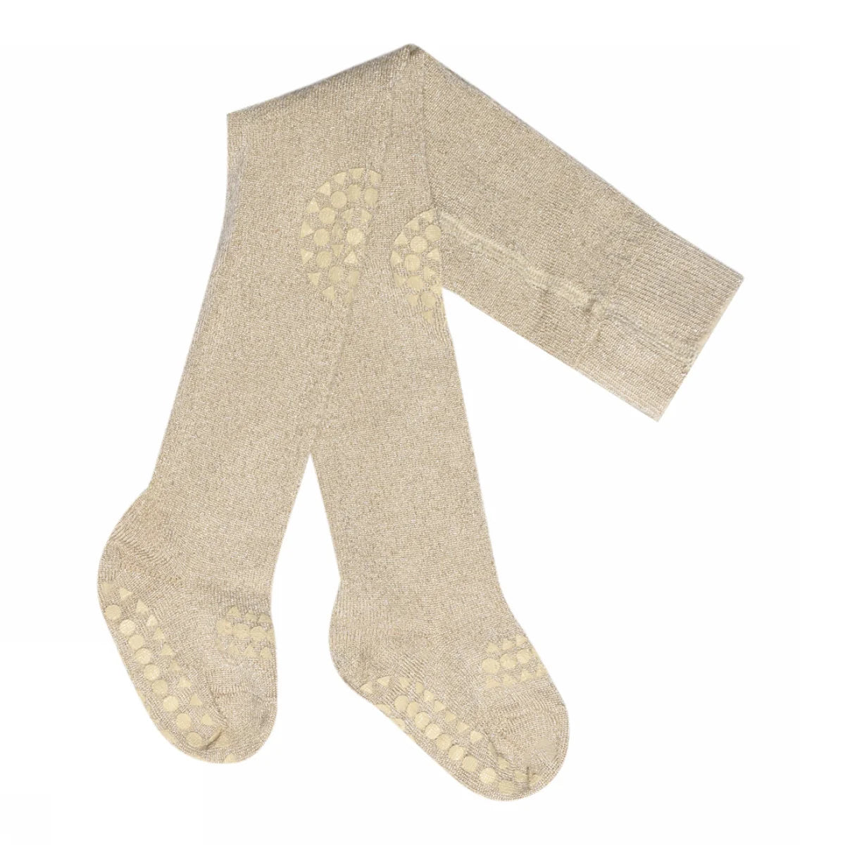 GoBabyGo - Bambus Krabbelstrumpfhose gold-glitzer