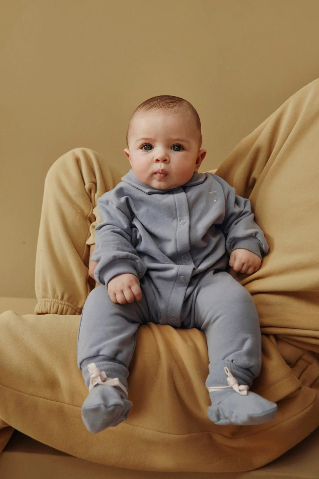 Gray Label - Baby Schuhe Bio-Baumwolle Blau Grau