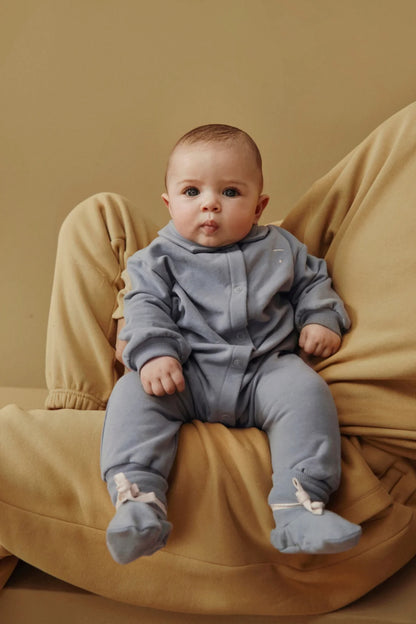 Gray Label - Baby Schuhe Bio-Baumwolle Blau Grau