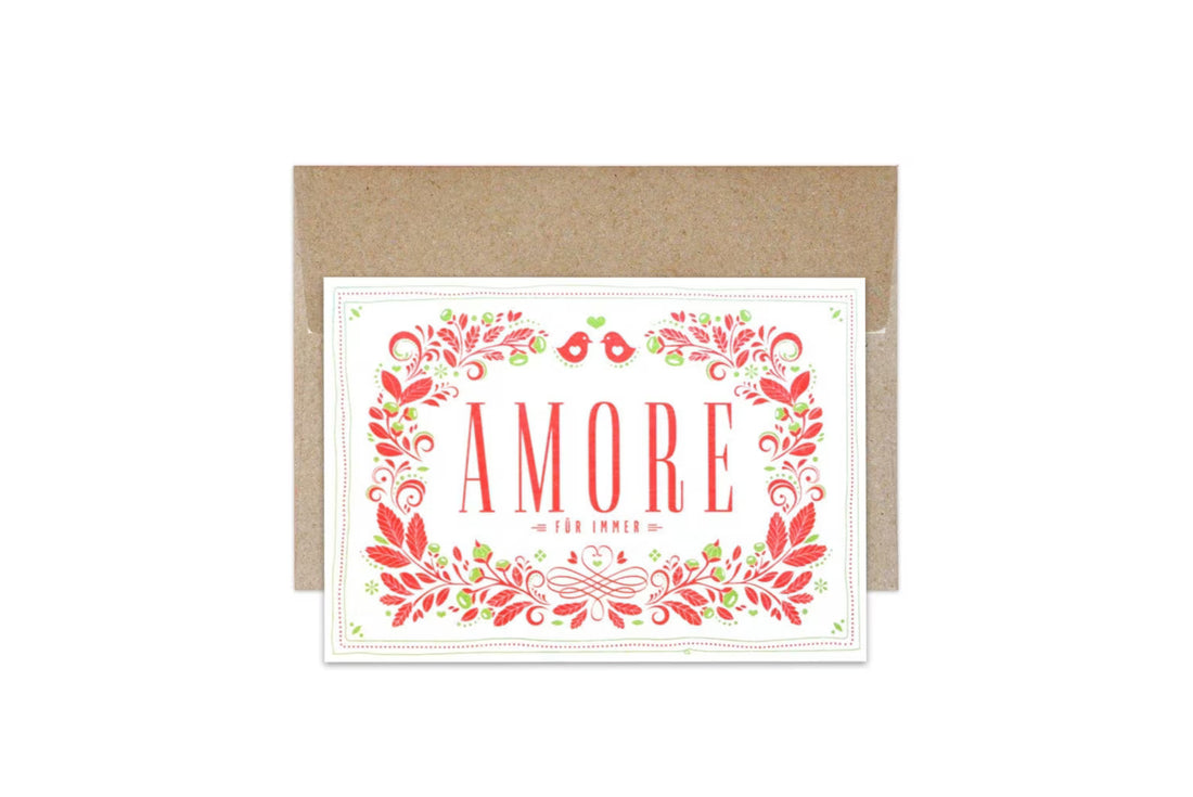 Heimatformat - Klappkarte Grusskarte Amore
