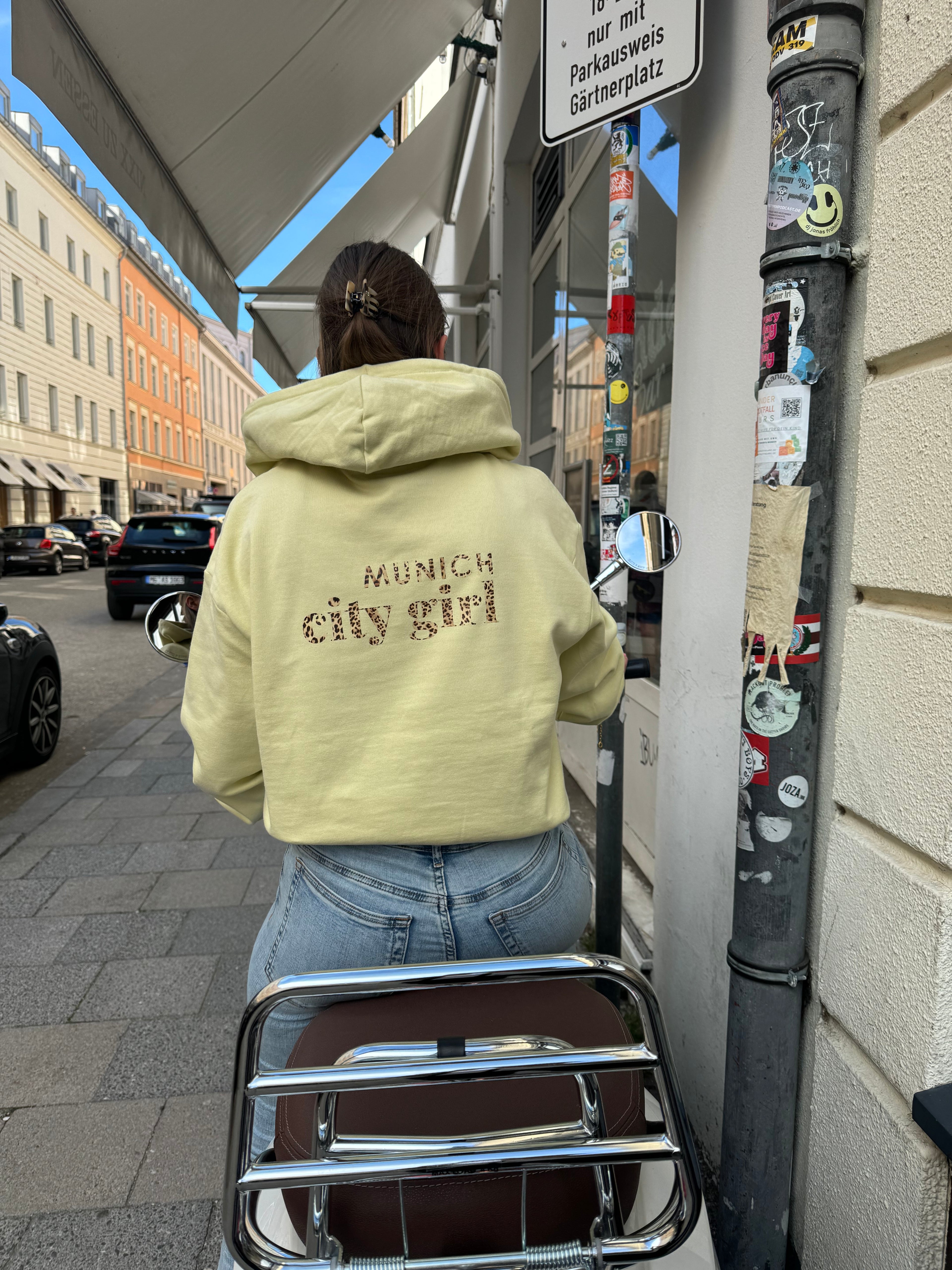 Auryn - Hoodie gelb munich city girl leo MINI &amp; ME