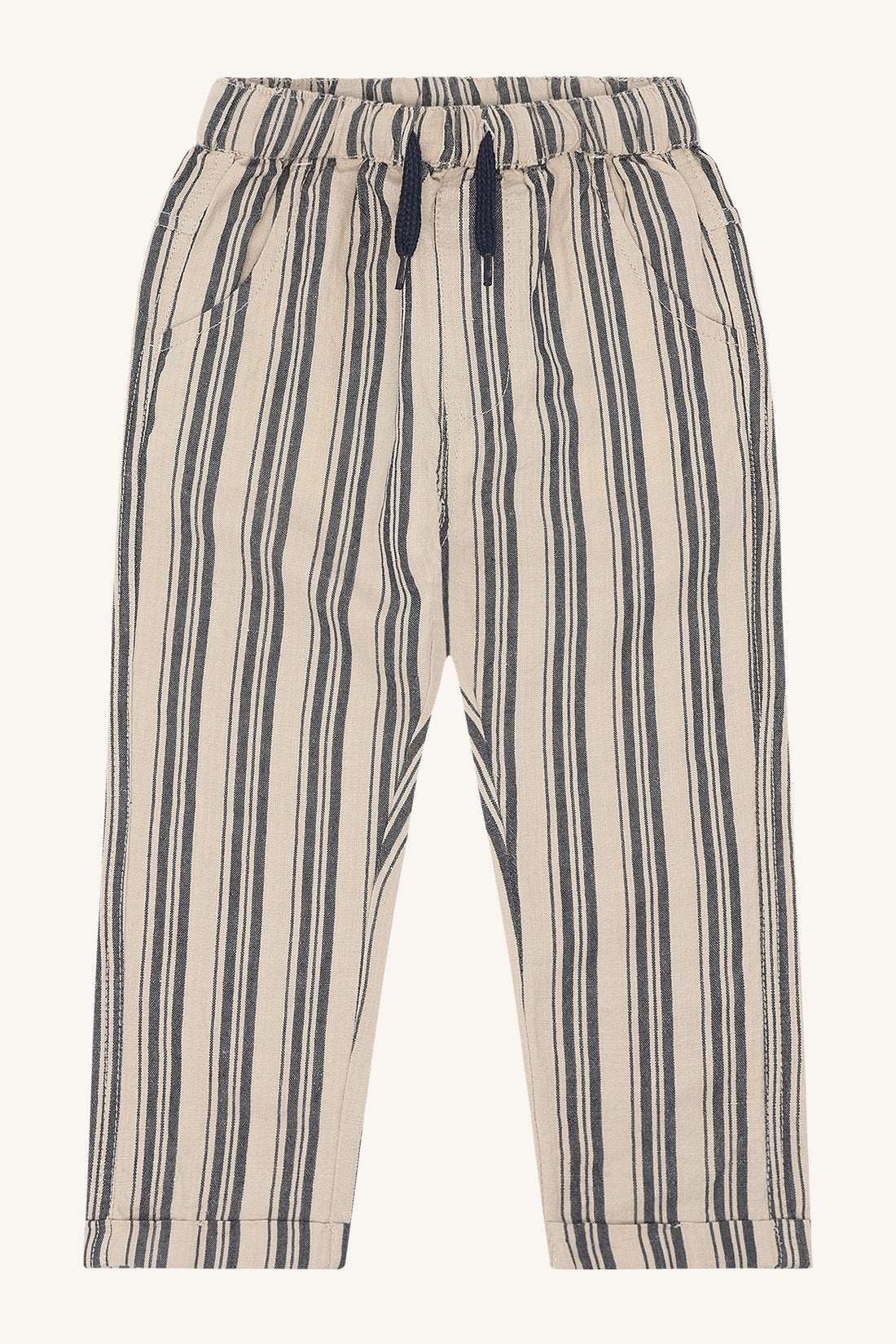 Hust & Claire - Kinderhose Streifen Leinen/ Baumwolle