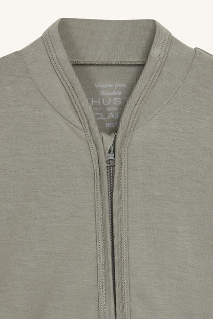 Hust &amp; Claire - Babyjacke Bambus braun mit Reißverschluss