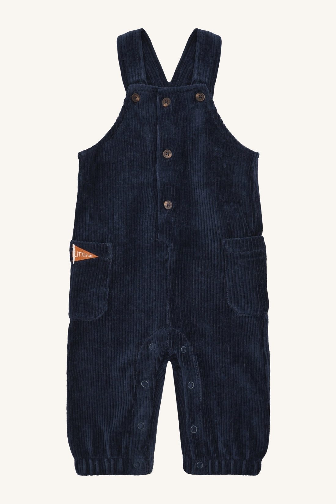 Hust &amp; Claire - Baby Latzhose aus Cord dunkelblau