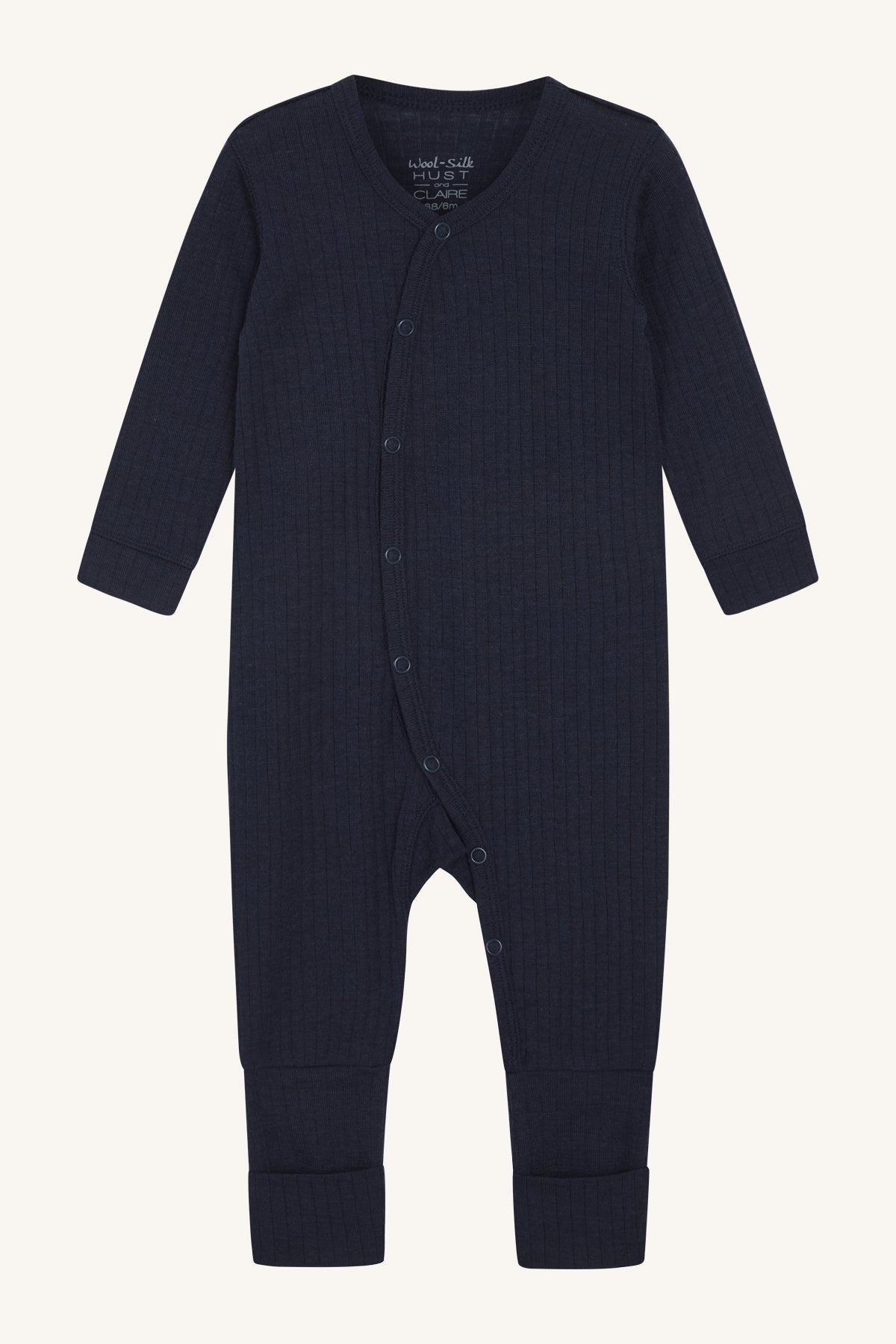 Hust &amp; Claire - Baby Srampler Wolle/ Seide dunkelblau