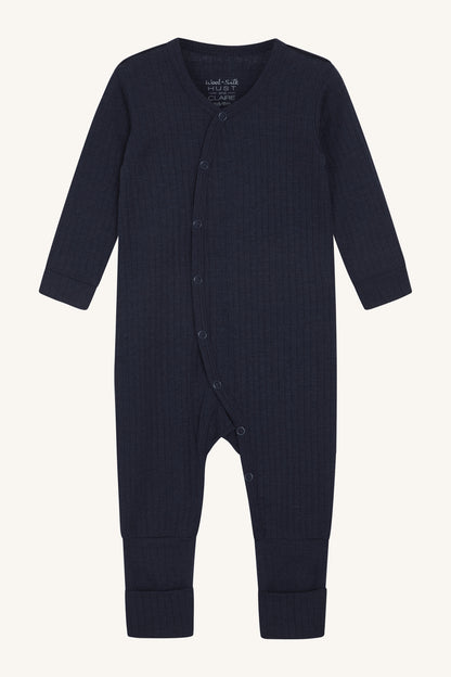 Hust &amp; Claire - Baby Srampler Wolle/ Seide dunkelblau