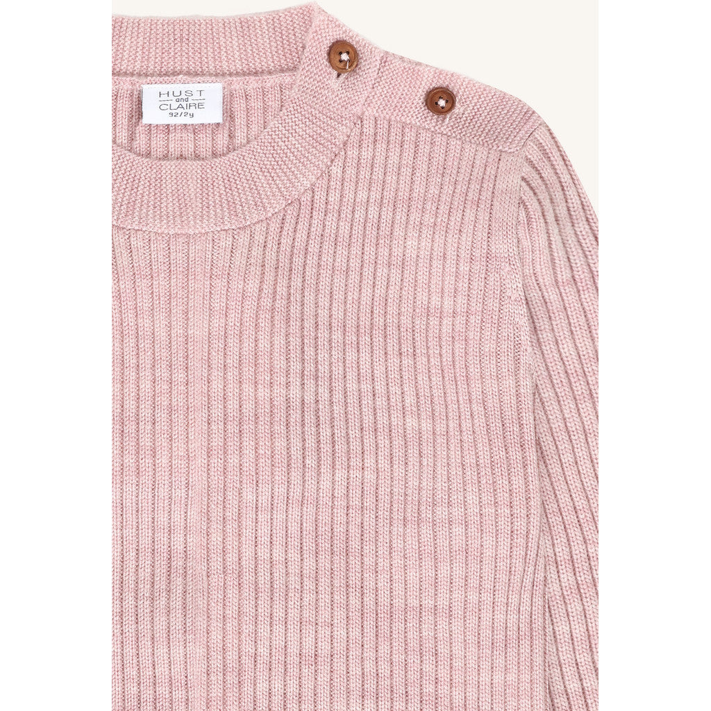 Hust &amp; Claire - Gerippter Kinder Merino Pullover