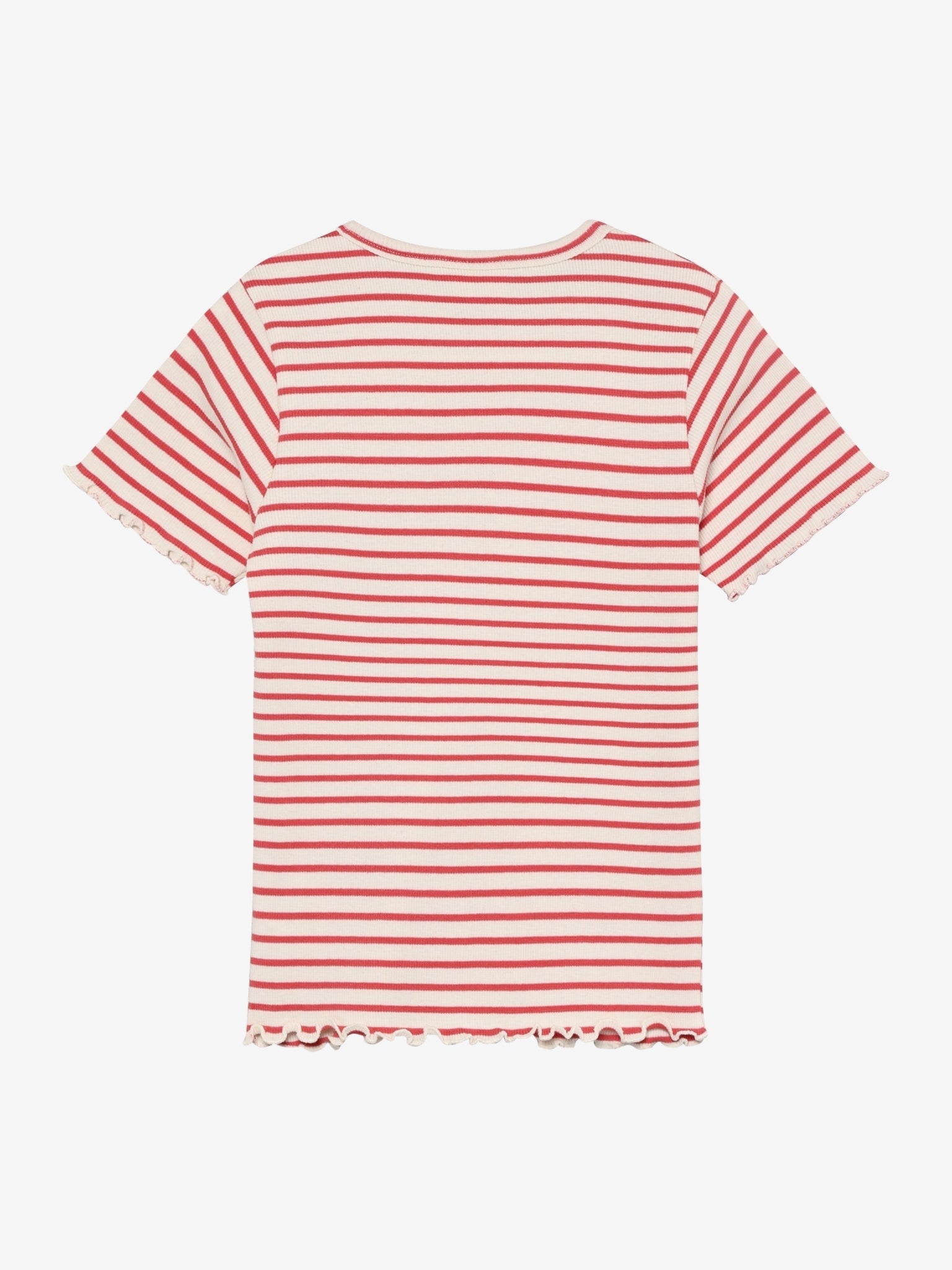 Minymo - Kinder T-Shirt gestreift rot-weiß