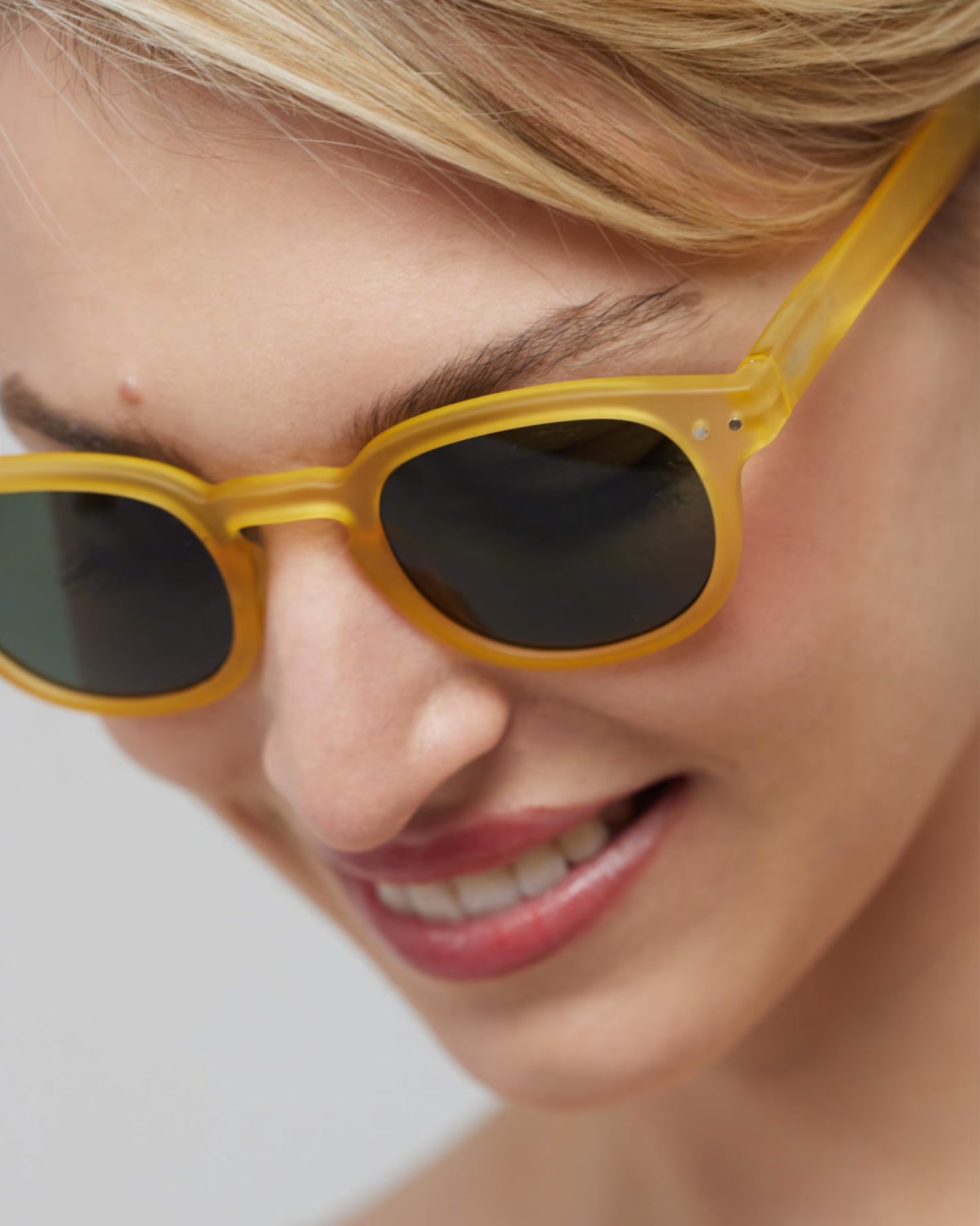 Izipizi - Damen Sonnebrille C transparent yellow honey