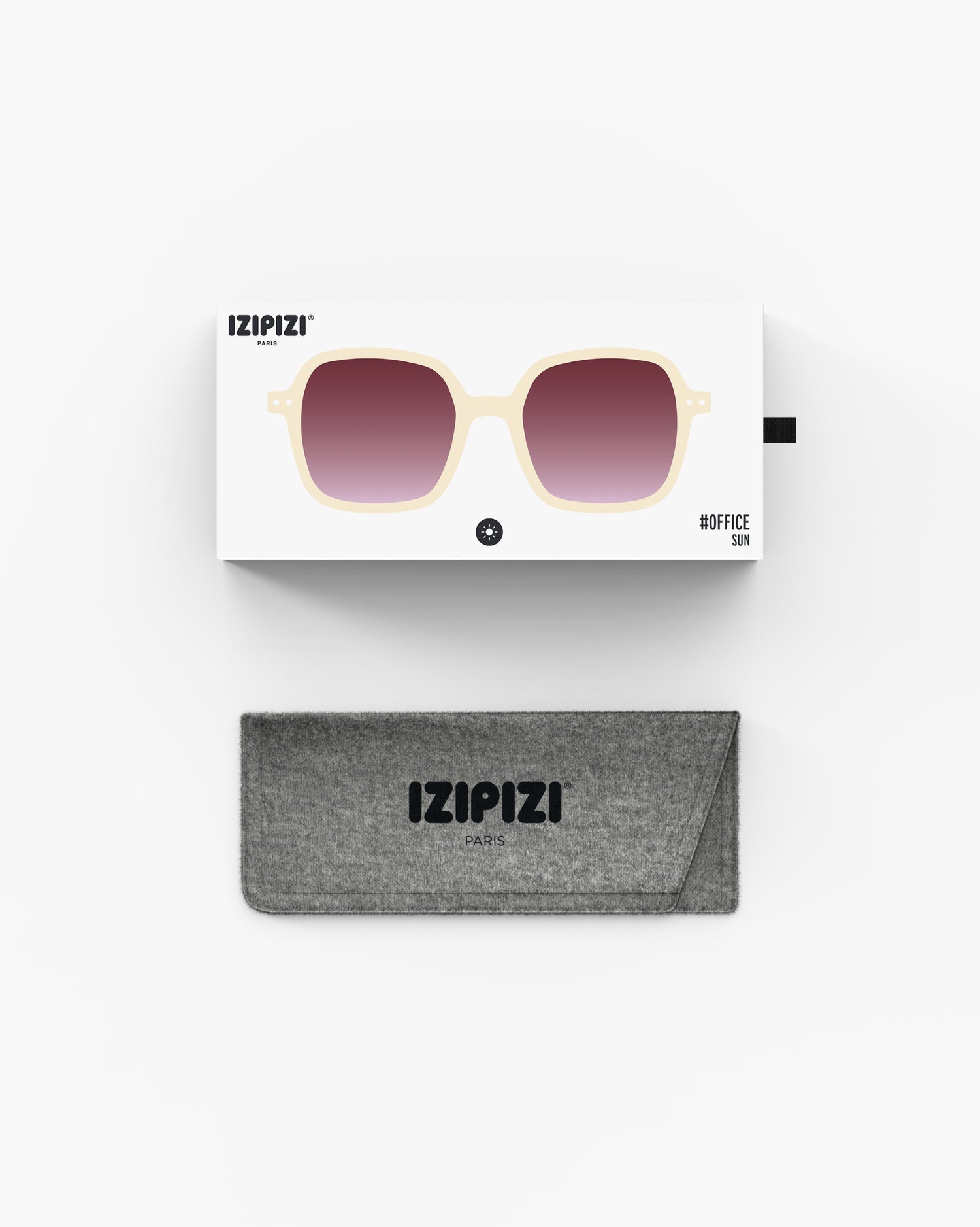 Izipizi - Sonnenbrille für Frauen in beige  mit Verpackung