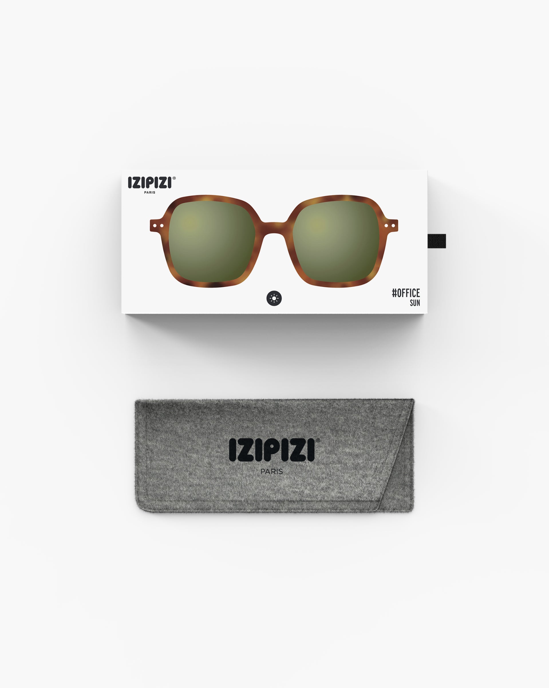 Izipizi - Sonnenbrille für Frauen in braun mit Verpackung