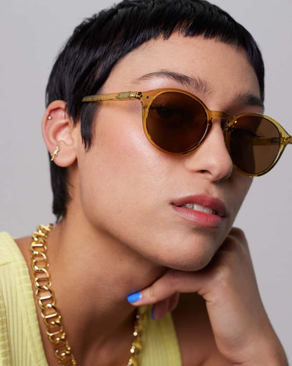 Izipizi - Unisex Sonnebrille D golden green