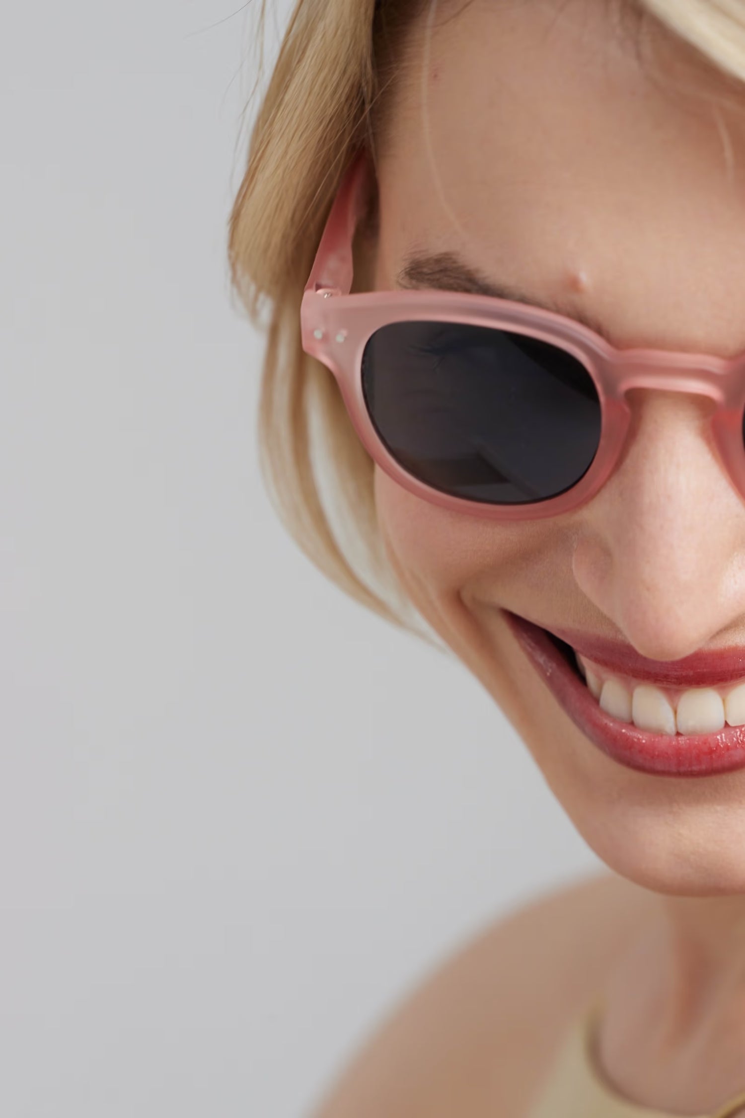 Izipizi - Damen Sonnebrille C transparent rosa MINI &amp; ME