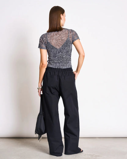 Jan ´n June - Mesh T-Shirt Evie mit Zebra-Print