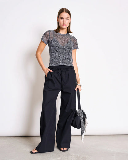 Jan ´n June - Mesh T-Shirt Evie mit Zebra-Print