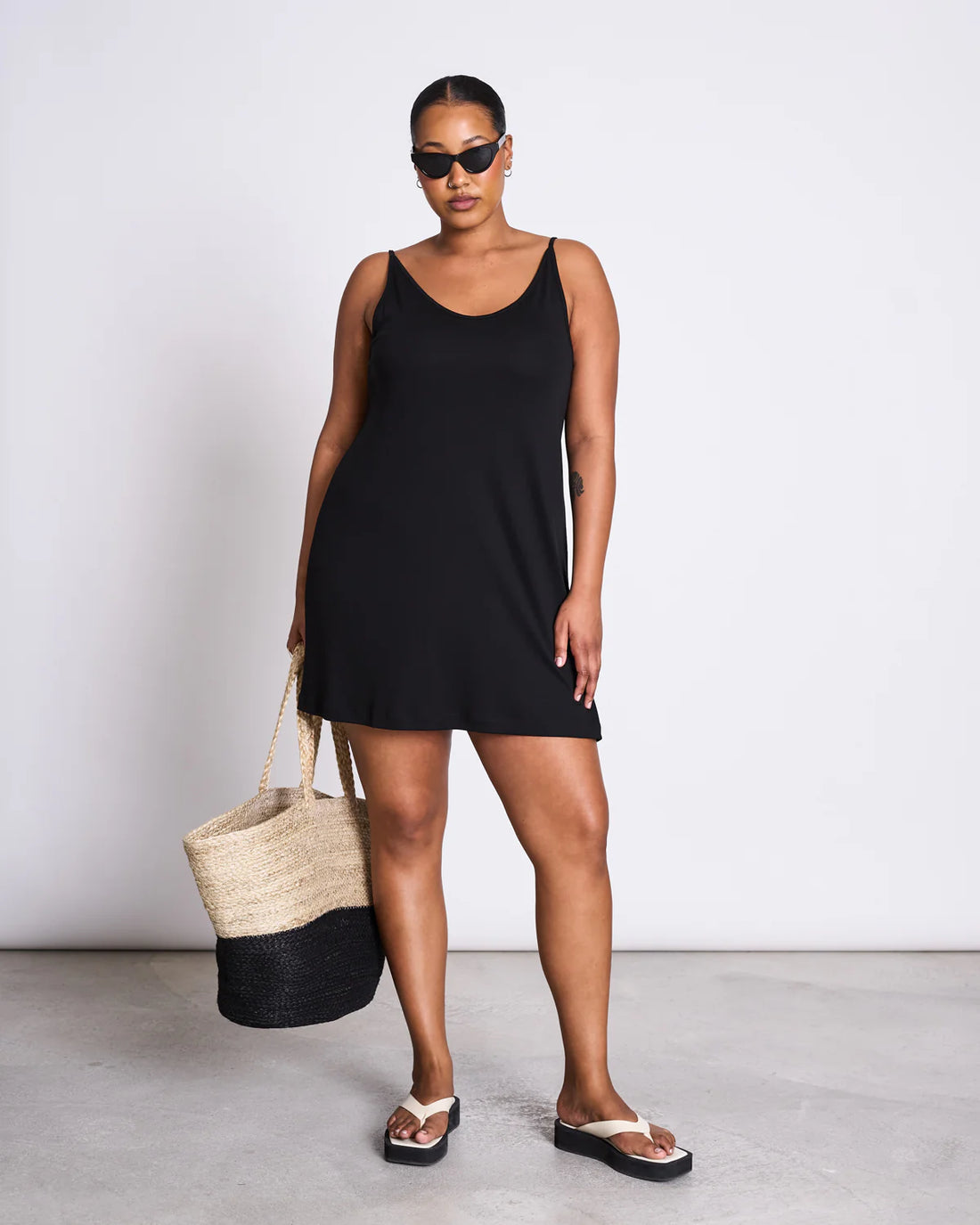 Jan ´n June - Damen Mini-Kleid schwarz