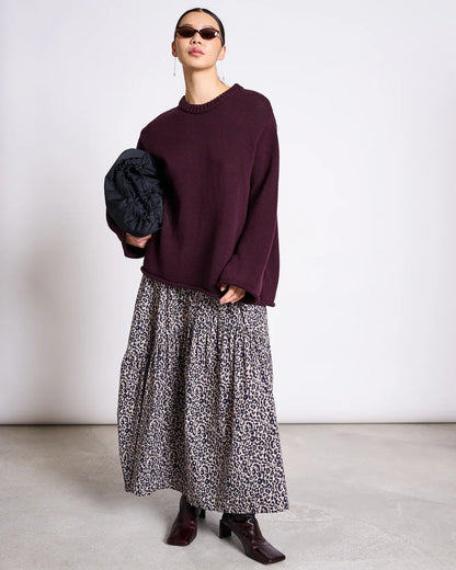 Jan ´n June - Damen Pullover "SONA" weinrot