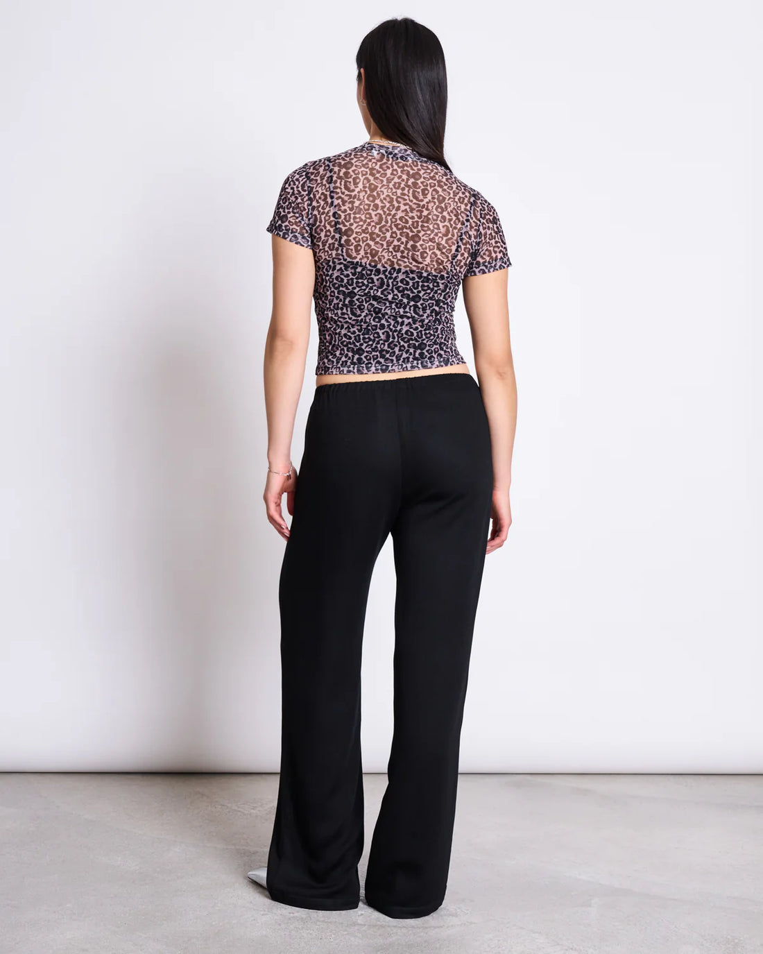 Jan ´n June - Mesh Top Evie leoprint