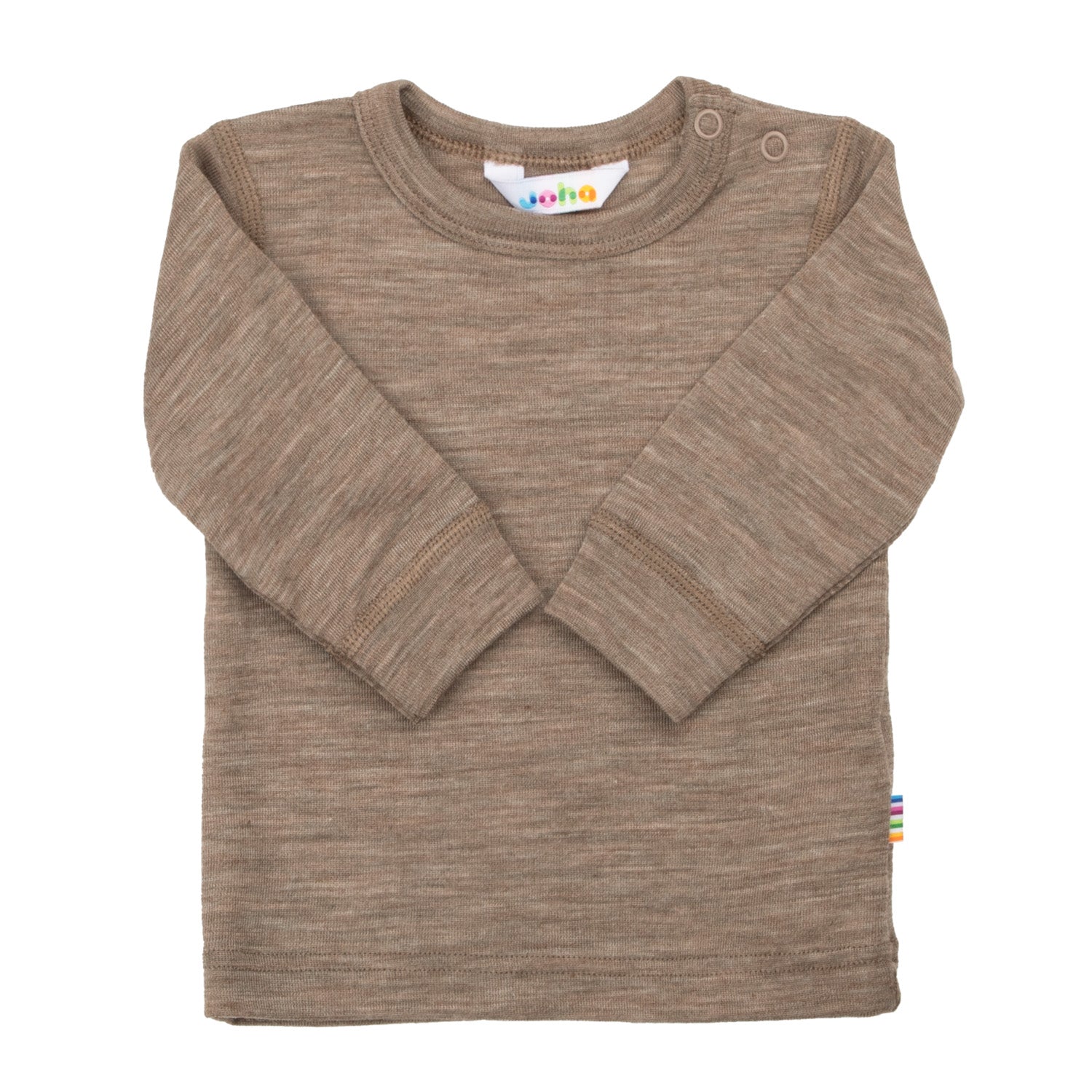 Joha - Kinder Langarmshirt Wolle/ Seide beige - Mädchen und Jungen