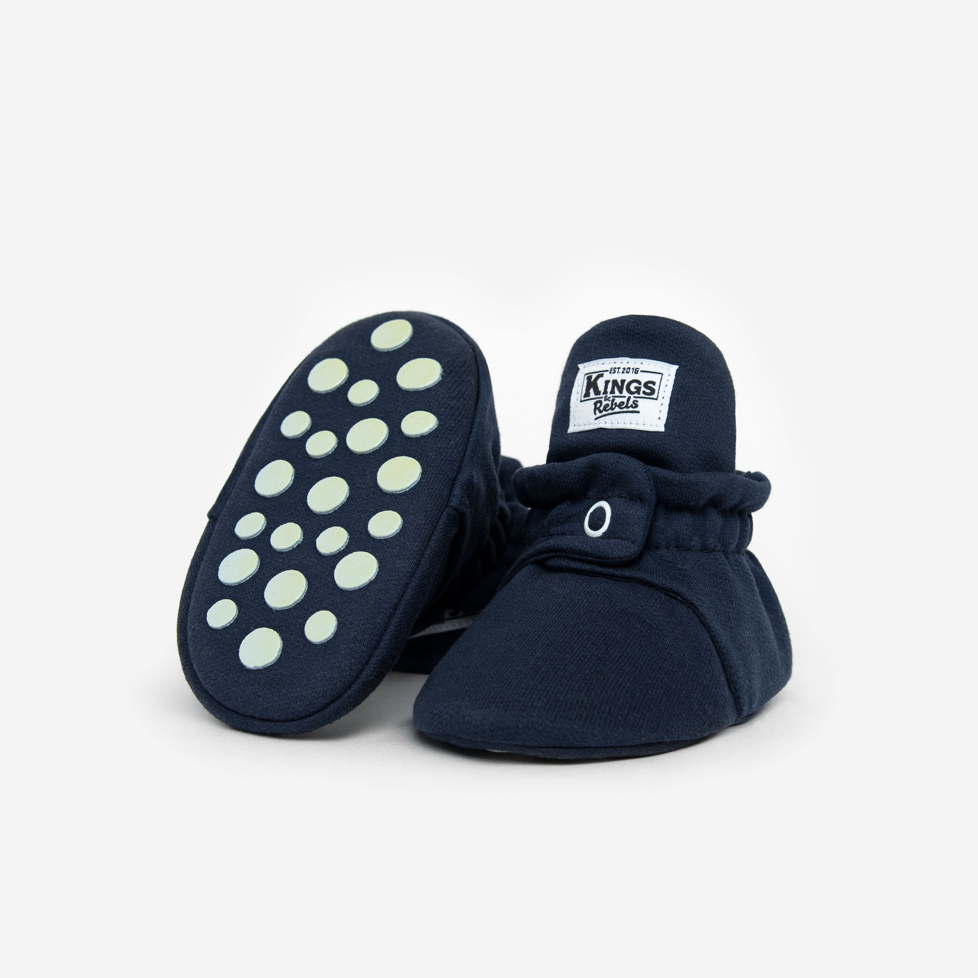 Kings &amp; Rebels - Rutschfeste Schuhe Baumwolle Dunkelblau