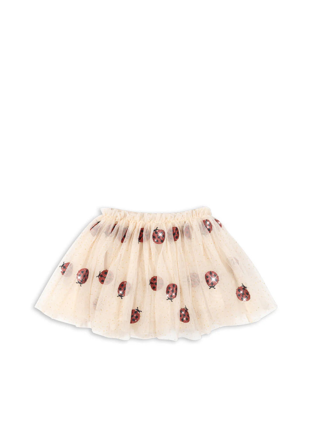 Konges Slojd - Kinder Tüllrock Marienkäfer mit golden Details