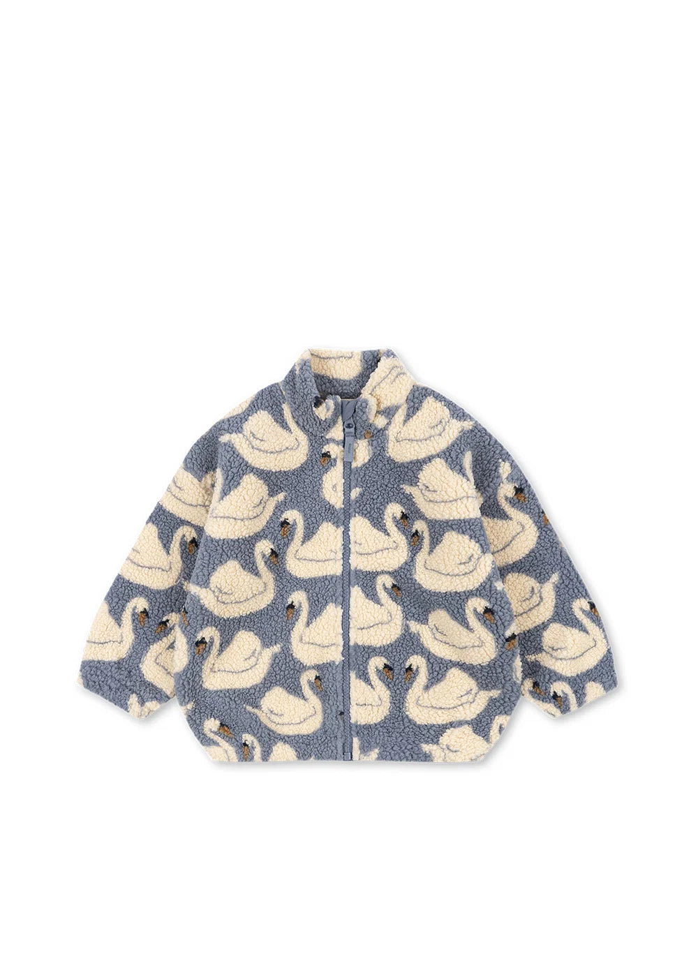 Konges Slojd - Jody Baby Teddyjacke Schwäne