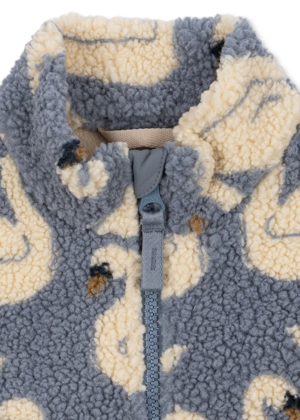 Konges Slojd - Jody Baby Teddyjacke Schwäne
