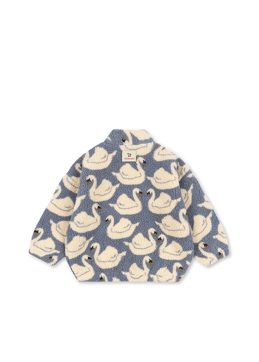 Konges Slojd - Jody Baby Teddyjacke Schwäne