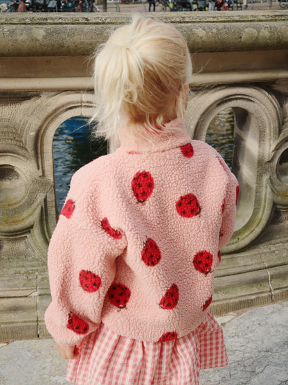 Konges Slojd - Teddyjacke mit Marienkäfer