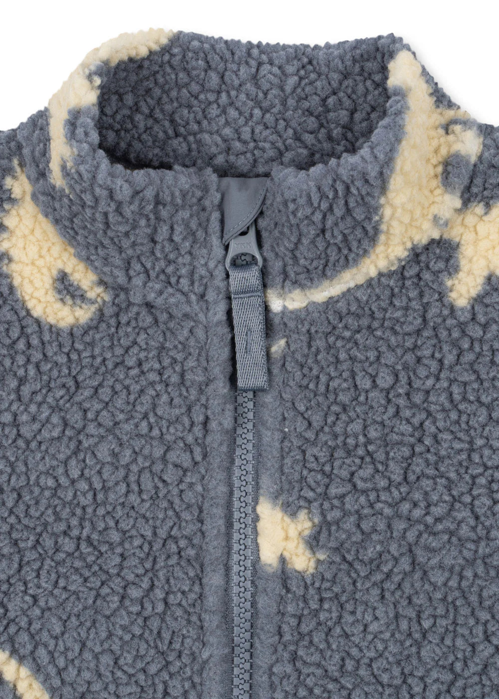 Konges Slojd - blaue Teddyjacke mit Dinos