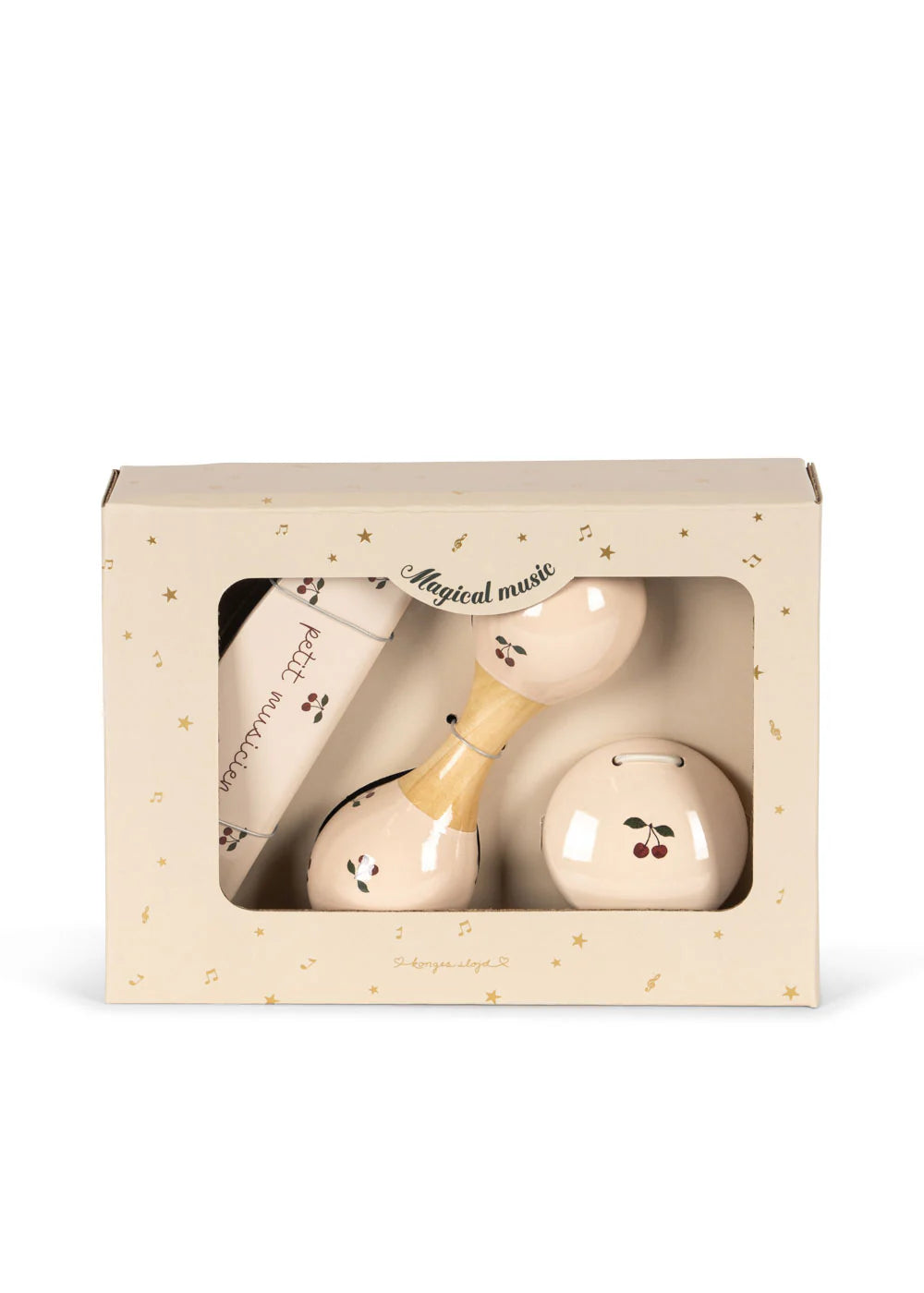 Konges Slojd - Kinder Musikinstrumente Holz - Set Kirschen