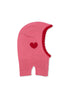 Konges Slojd - Wollmütze Balaclava rosa mit Herz