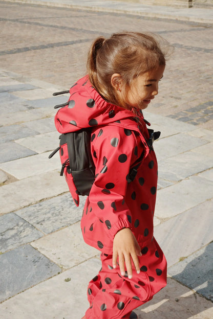 Konges Slojd - Kinder Regenkleidung rot Punkte