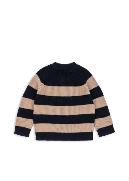 Konges Slojd - Kinder Strickjacke Wolle Streifen