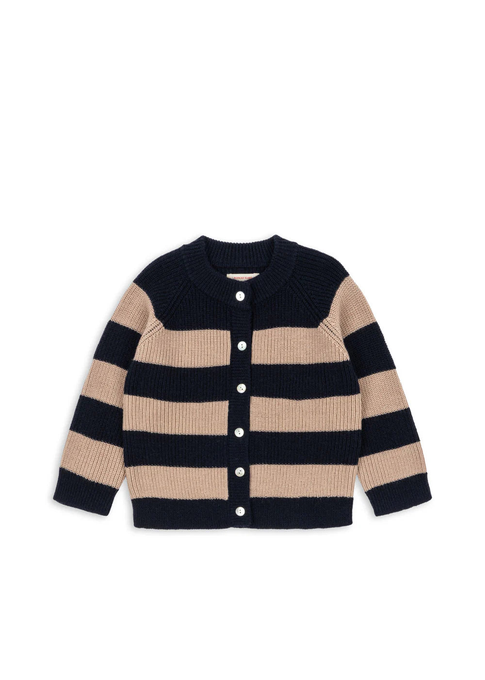 Konges Slojd - Baby Strickjacke Wolle Streifen
